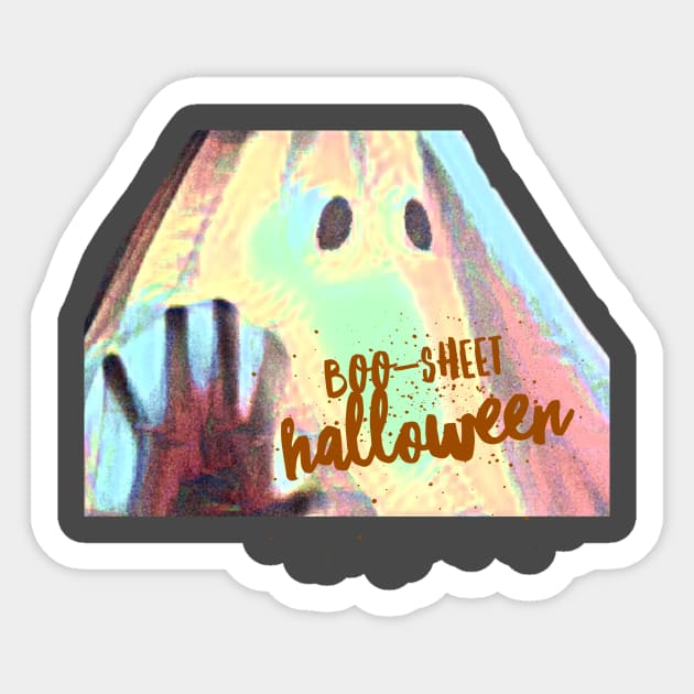 Boo-sheet Halloween Sticker by PersianFMts